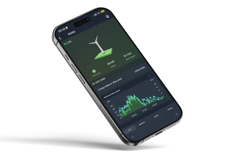 Rengineers monitoring app on a smartphone